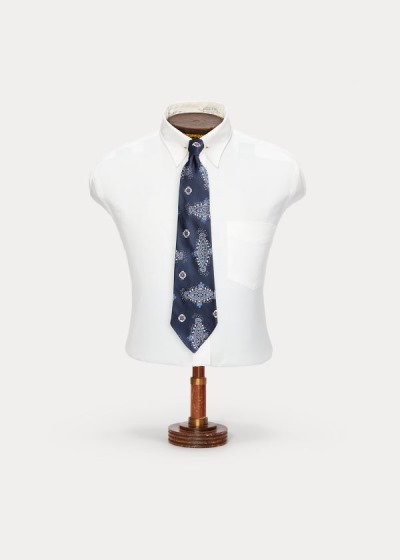 Men's Ralph Lauren Handmade Silk Jacquard Ties | 951380RVE